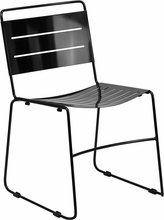 Bariatric Stacking Chair - All Metal Frame, Indoor - Outdoor