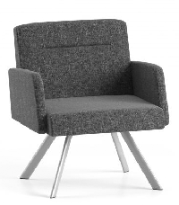 Bariatric LoungeStyle Chair Steel Frame