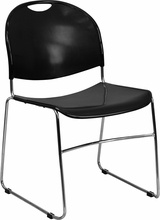 Bariatric Stacking Chair, Plastic Seat and Back