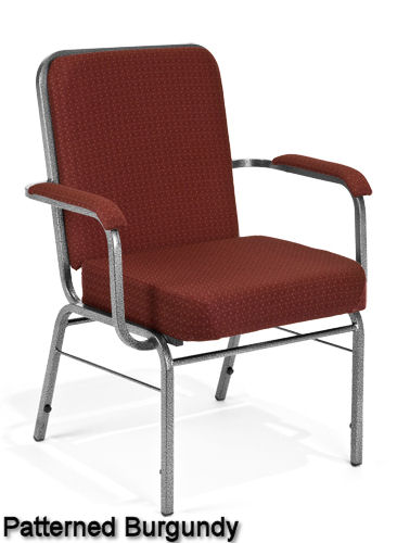 Burgundy - Bariatric Stack Chair